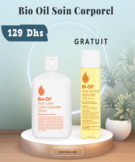 Bio Oil Body Lotion + Huile de Soin Naturelle 125ml OFFERT BIO-OIL