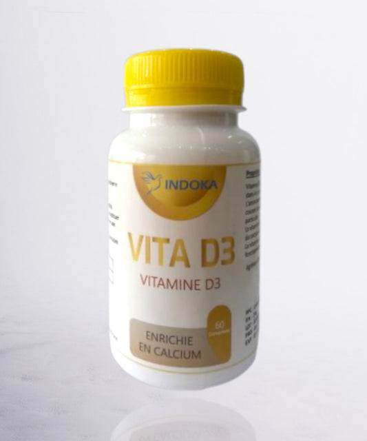 Indoka Vitamine D3 Vita D3 60 Comprimés