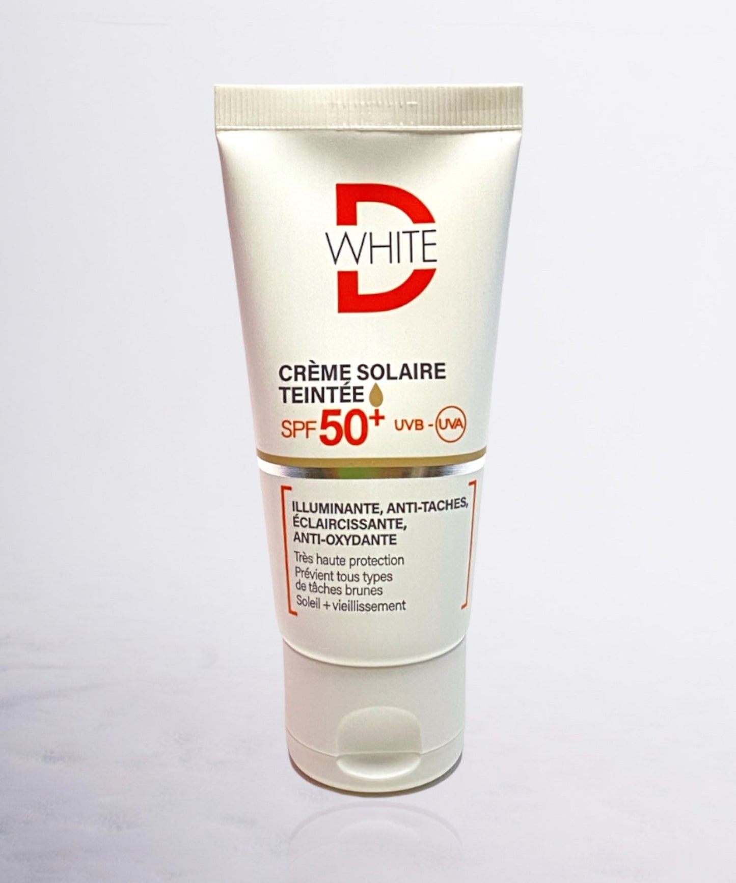 D-White Crème Solaire Teintée Spf50 – 50ml | Carezone