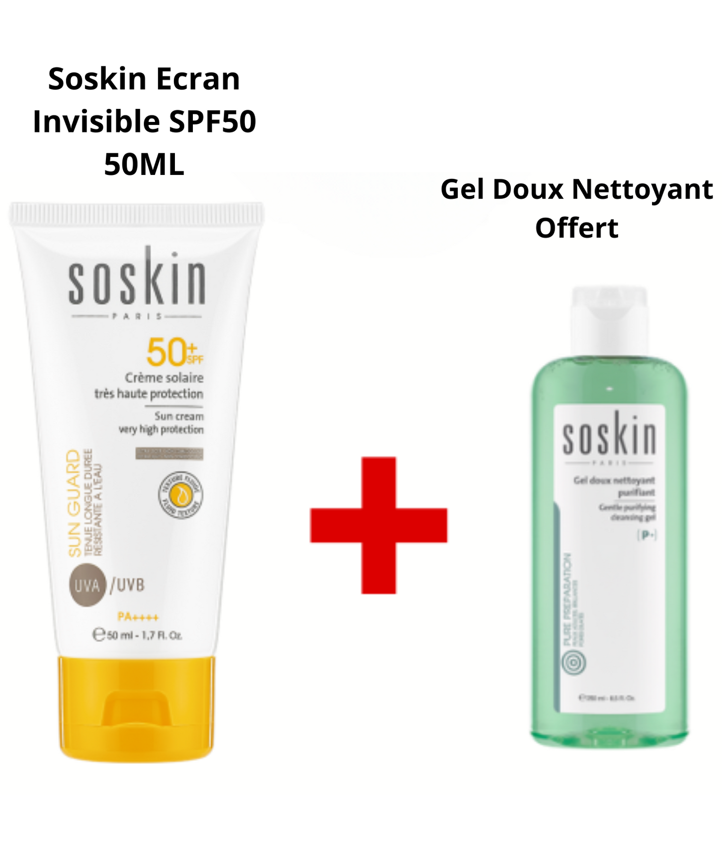 Soskin Ecran Invisible SPF50 50ML + OFFRE SOSKIN