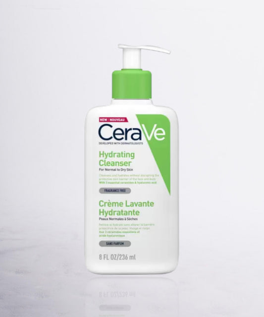 CeraVe Crème Lavante Hydratante Peaux Normales à Sèches 236ML CERAVE