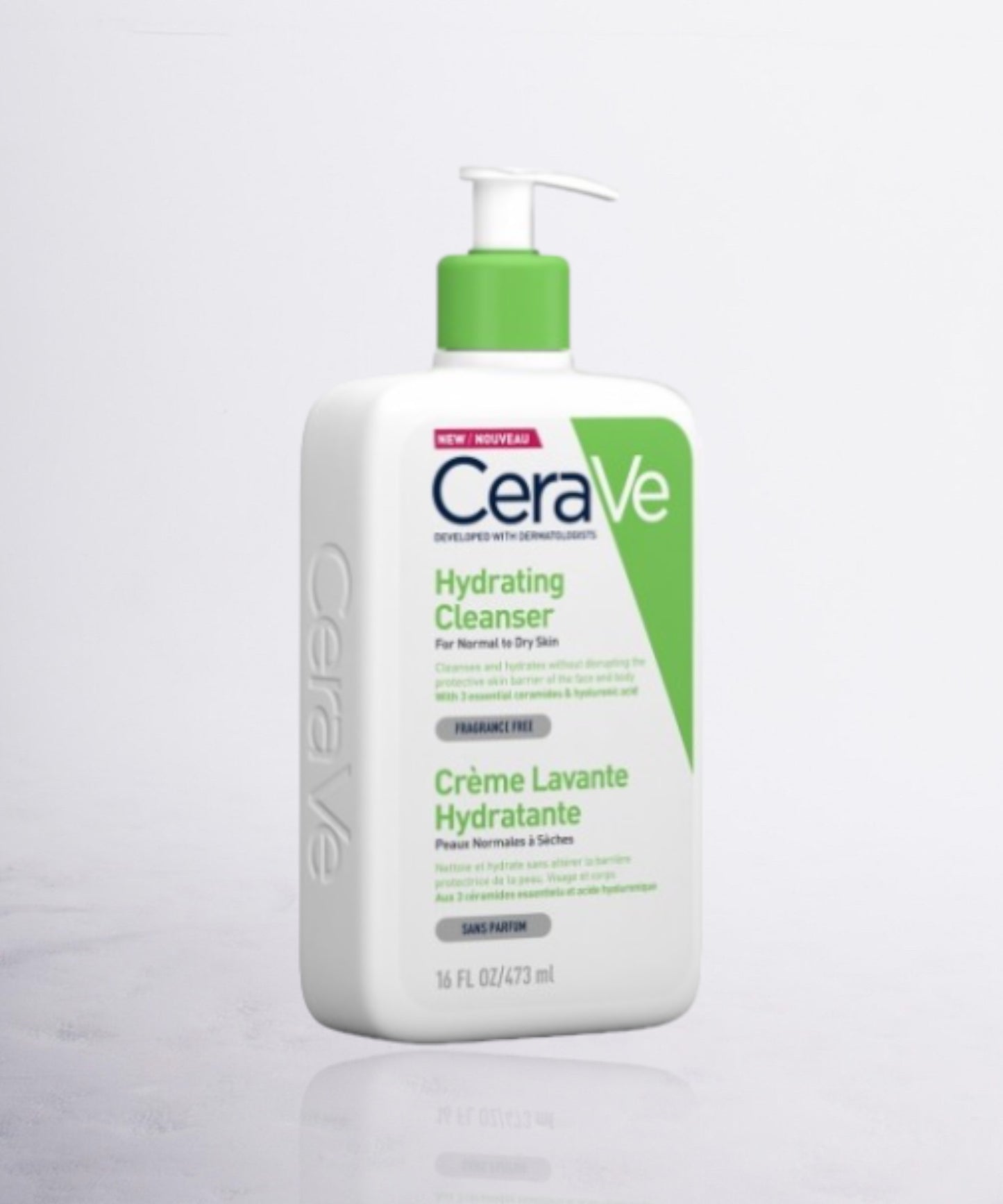 CeraVe Crème Lavante Hydratante Peaux Normales à Sèches 473ML CERAVE