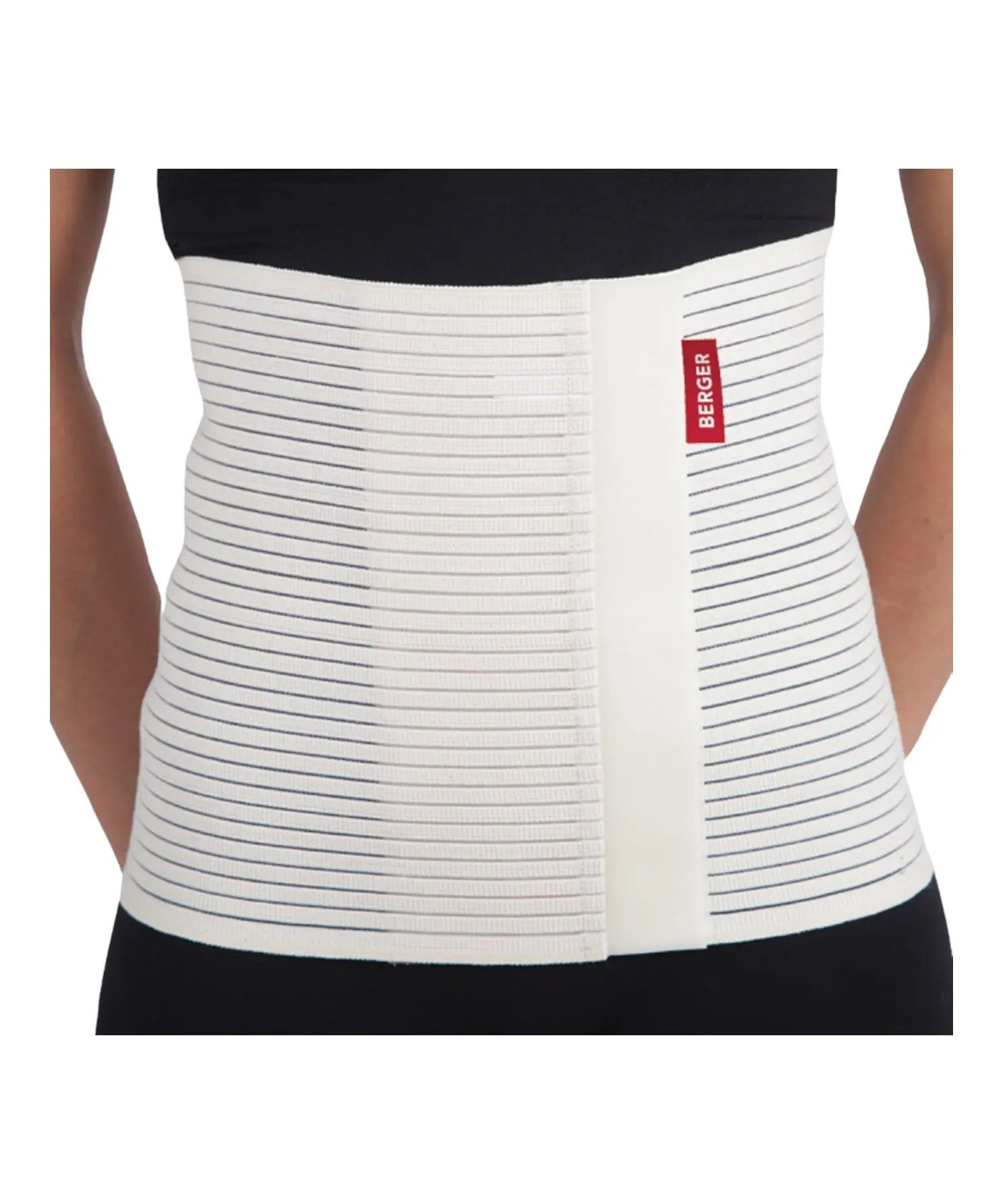 ceinture abdominal noir avec attelle berger