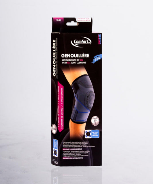 COMFORT Genouillère Strapping avec Coussins en Gel | Carezone