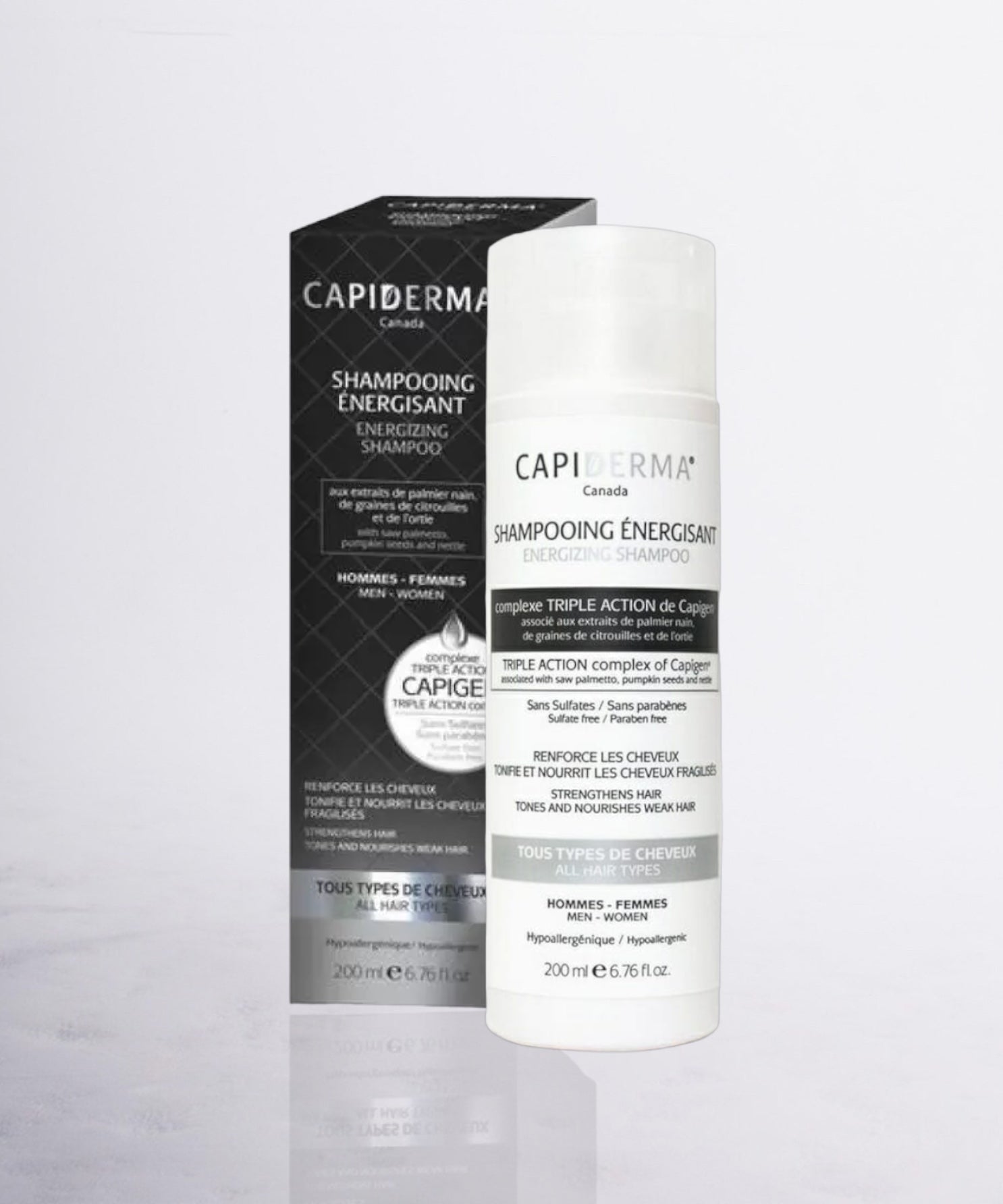 Capiderma Shampooing Énergisant  – 200ml PRIX MAROC - 0